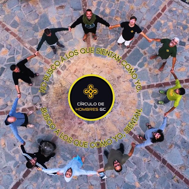 Comunidad de hombres del círculo en Gran Canaria
